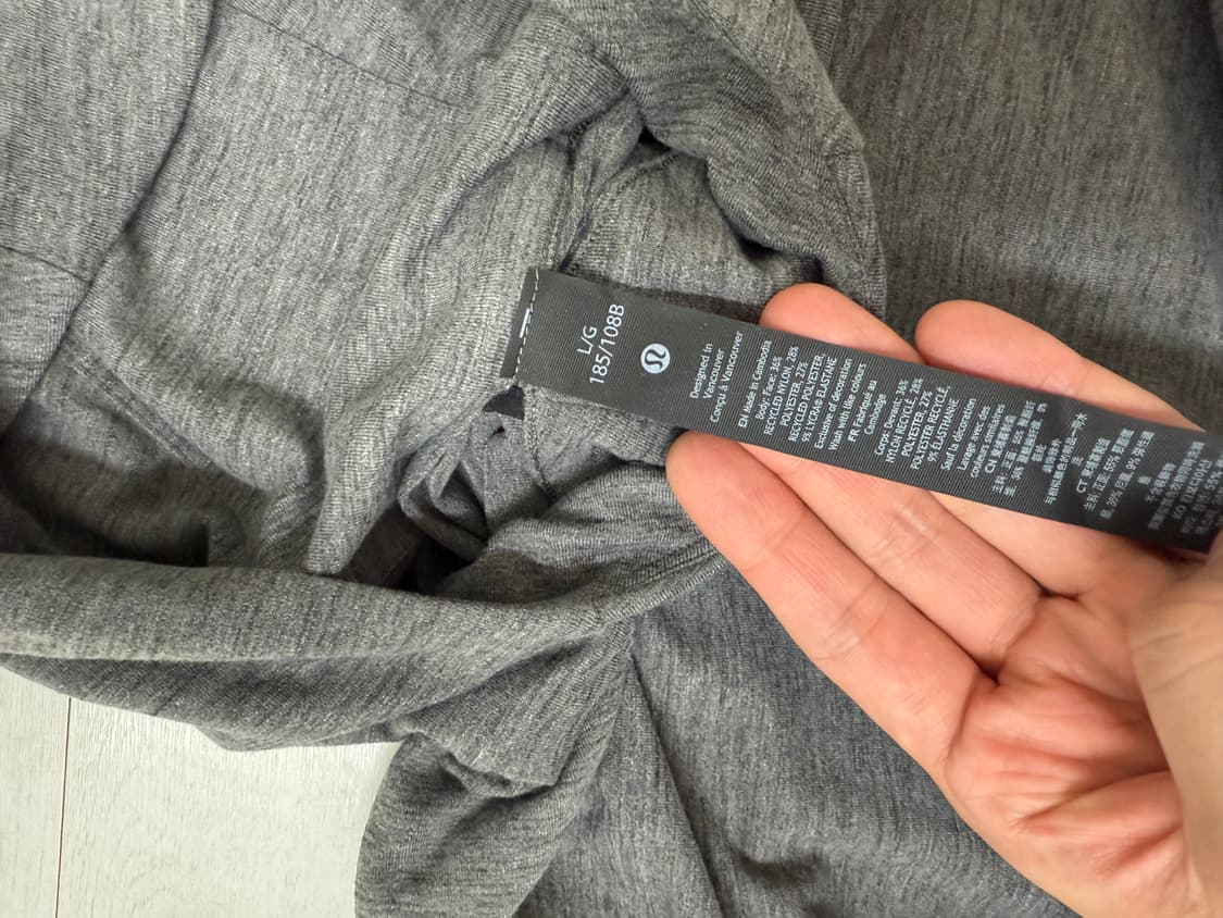 룰루레몬 써지 웜 후드 집업 L 사이즈 집업 상품이미지6