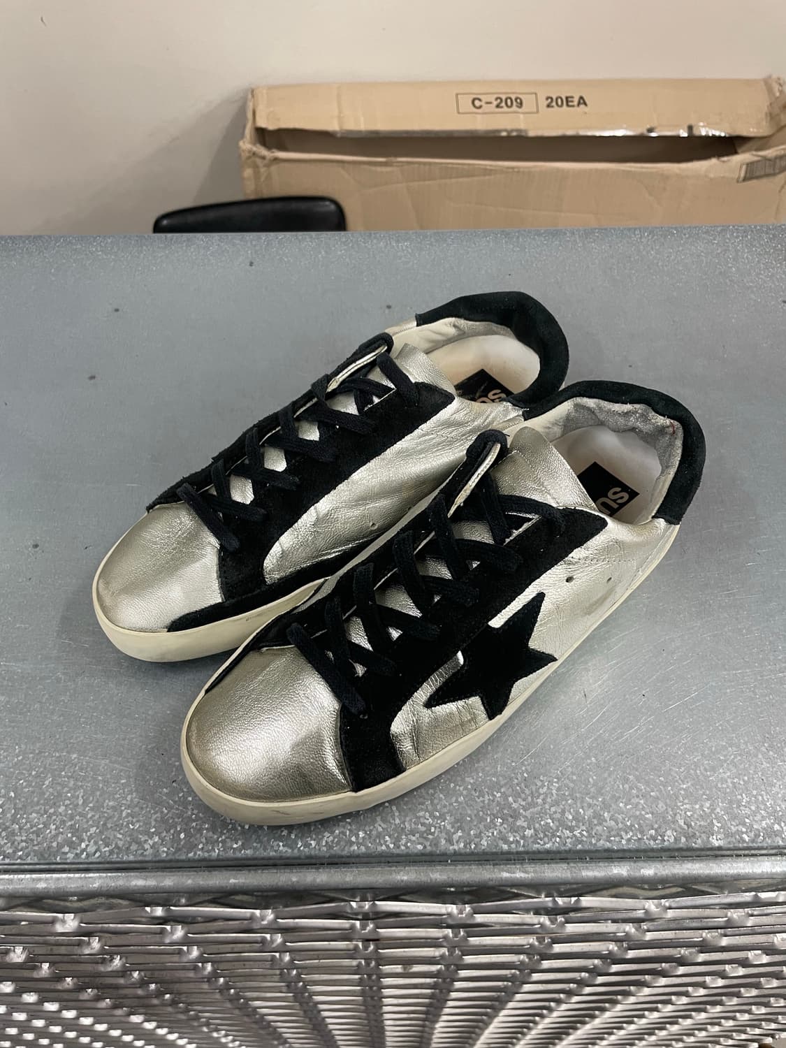 골든구스 슈퍼스타 실버블랙 250 상품이미지2