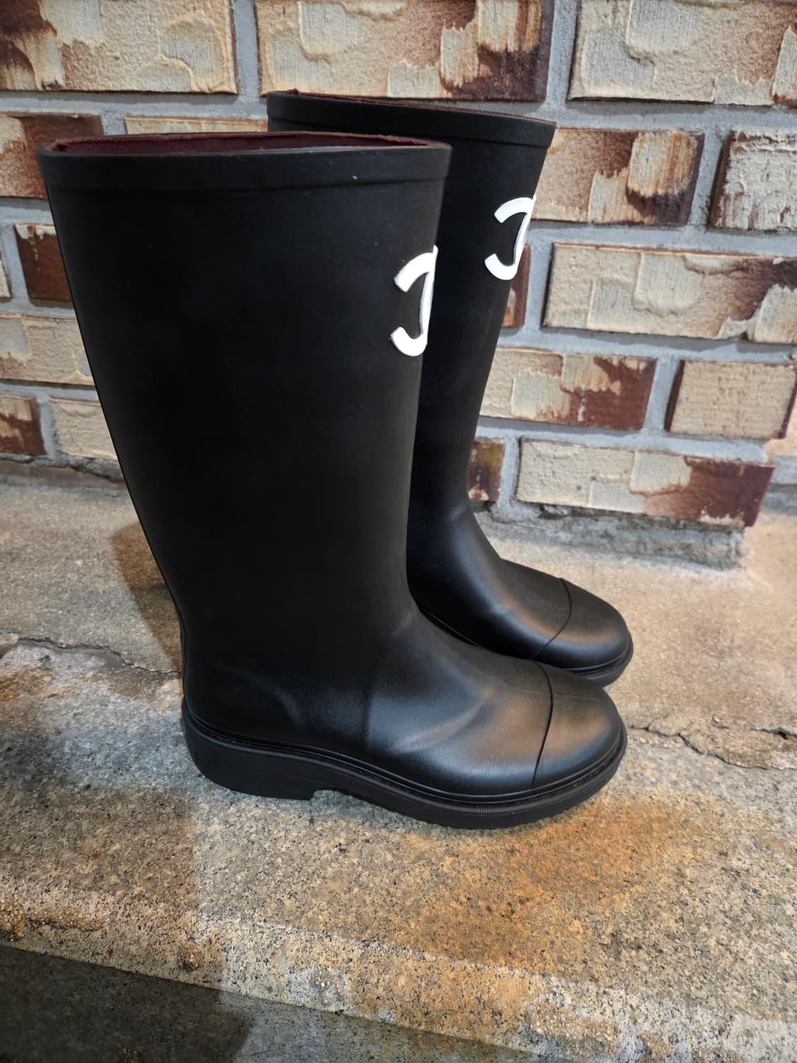 샤넬 블랙 레인부츠 장화 상품이미지2