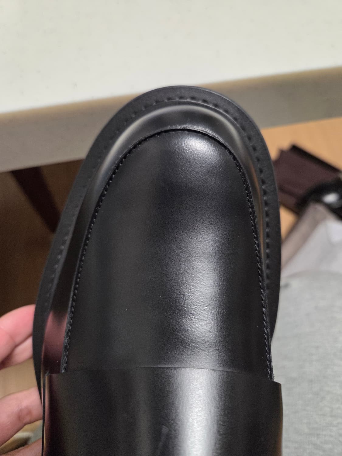 보테가베네타 블랙 로퍼 38.5 상품이미지4