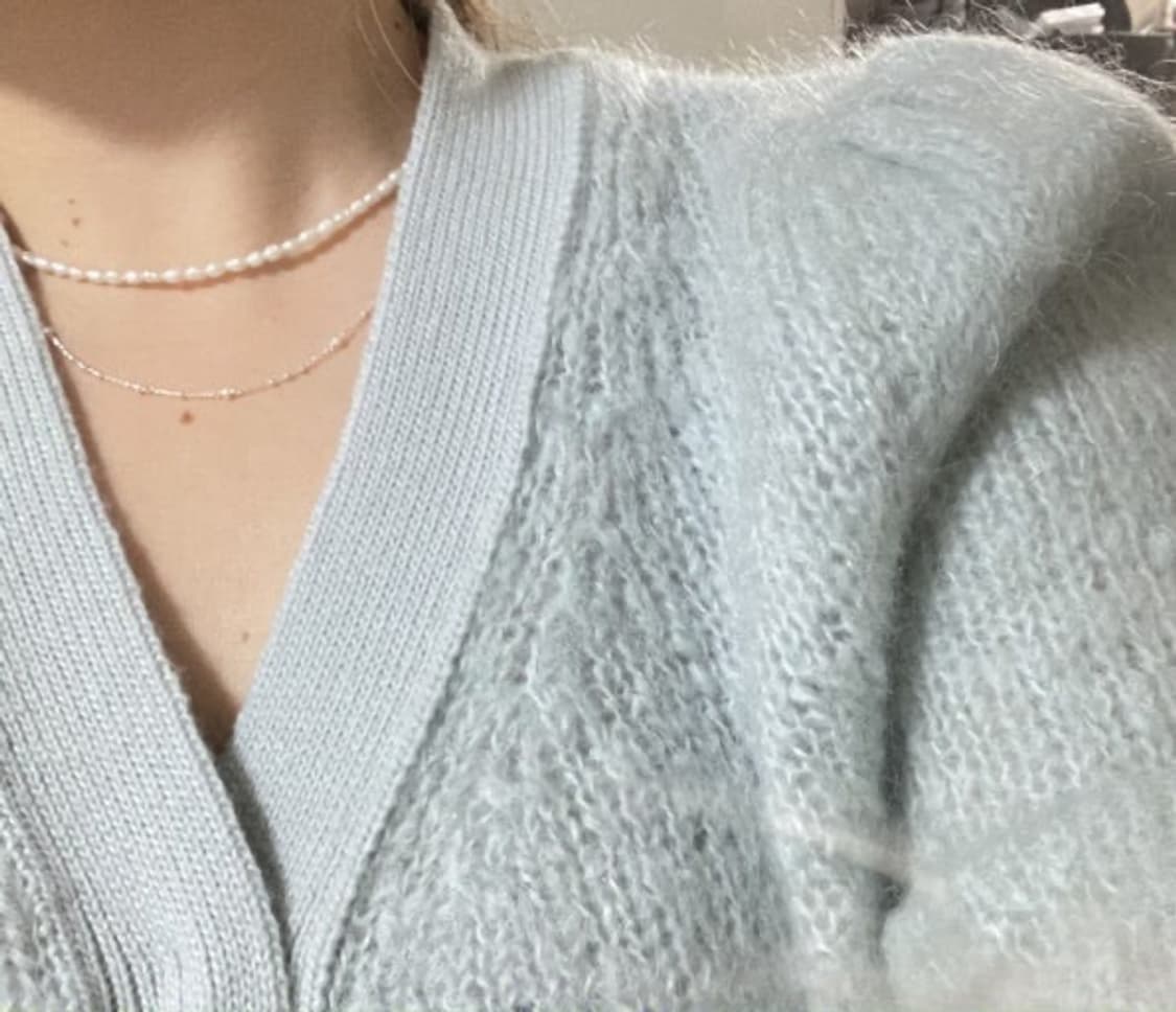 아모멘토 그랜마 가디건 민트 익스클루시브 단종템 상품이미지3