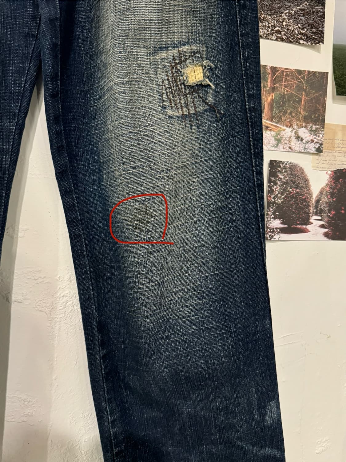 워싱 데님 팬츠 상품이미지10