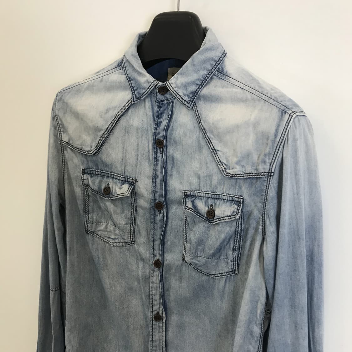 시리즈 fiver 이태리 워싱데님셔츠 [S] 상품이미지2