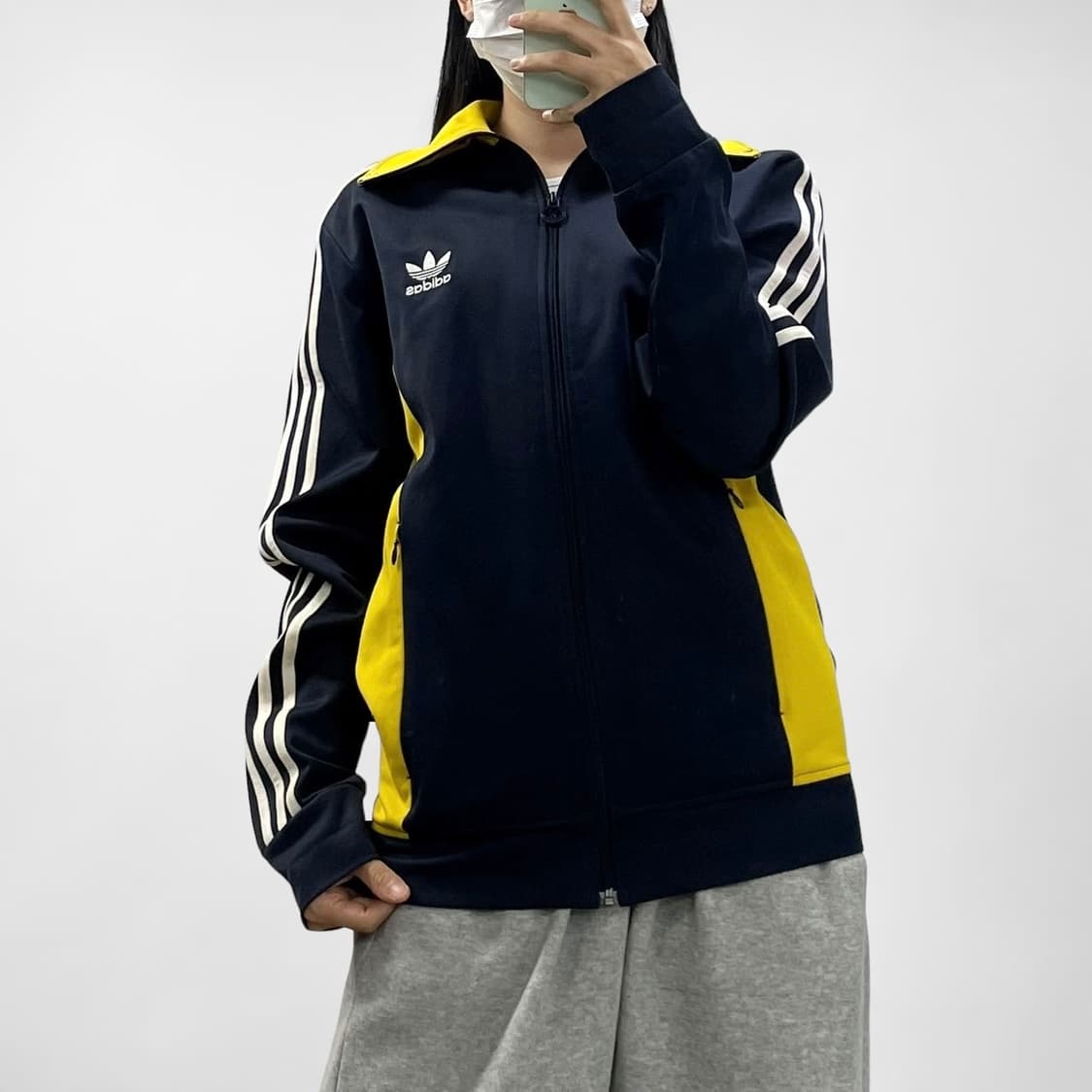 아디다스 유로파 트랙탑 져지 네이비 옐로우 상품이미지1