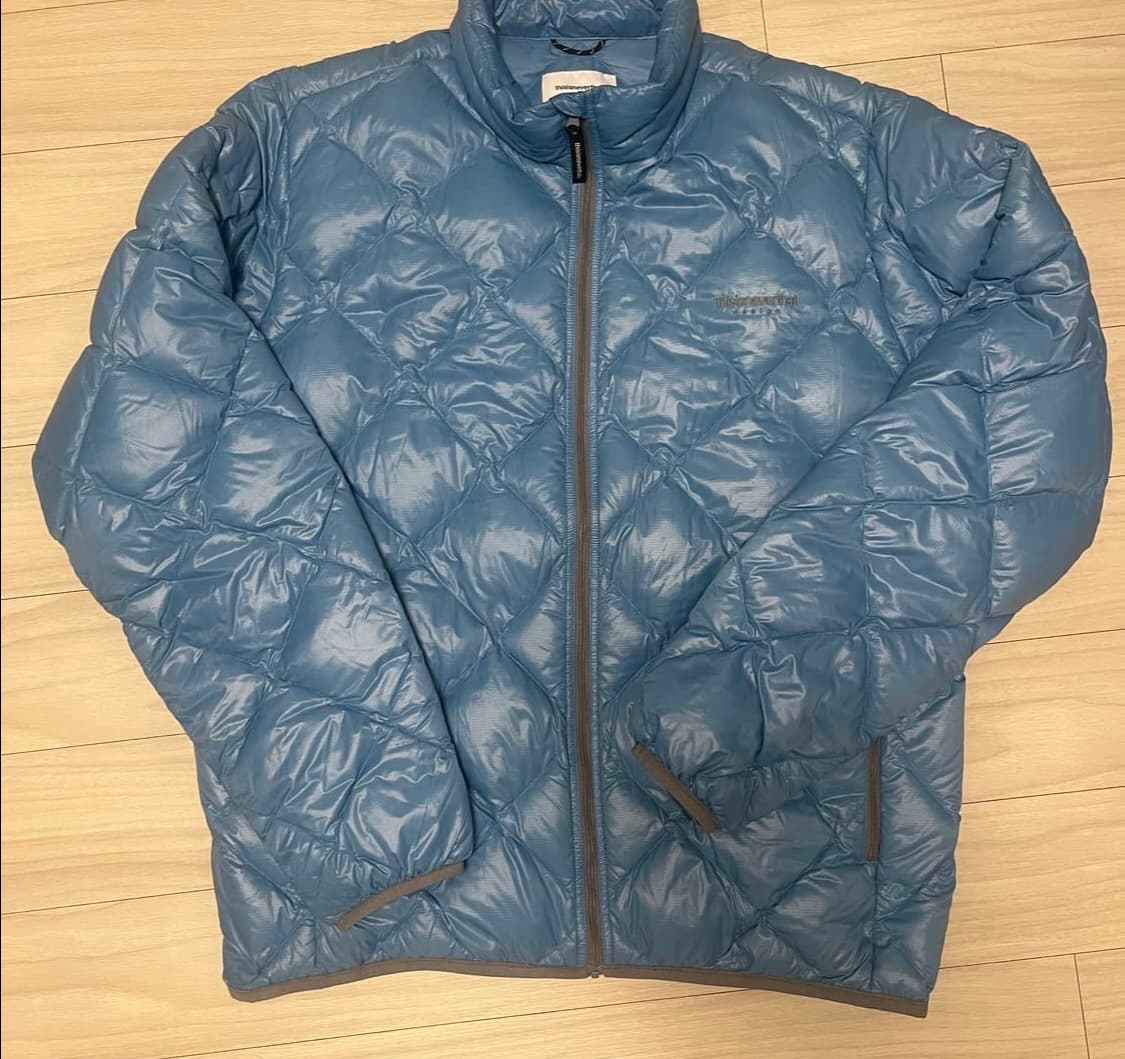 디스이즈네버댓 울트라라이트 다운 자켓 블루 xl 상품이미지3