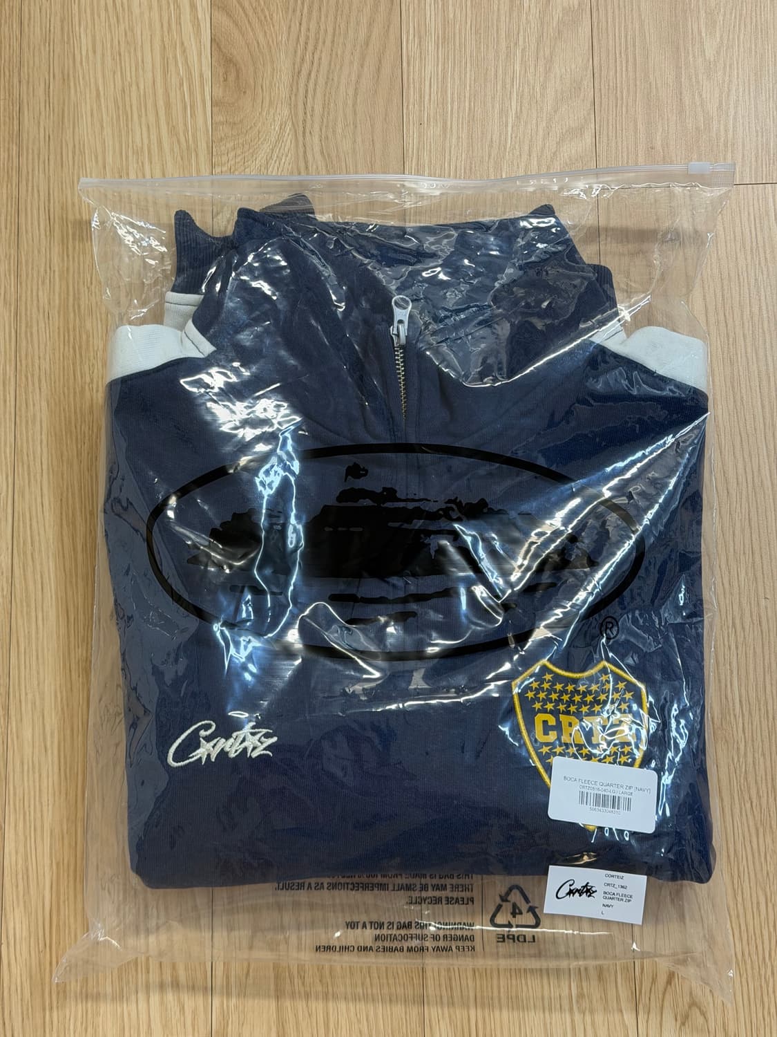 코르테이즈 corteiz 쿼터집 반집업 네이비 상품이미지1