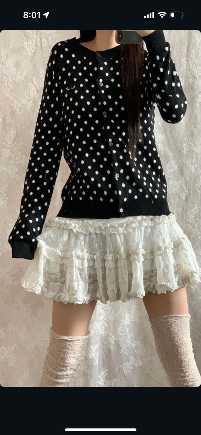 Commdes dot cardigan 꼼데가르송 도트 가디건 상품이미지2