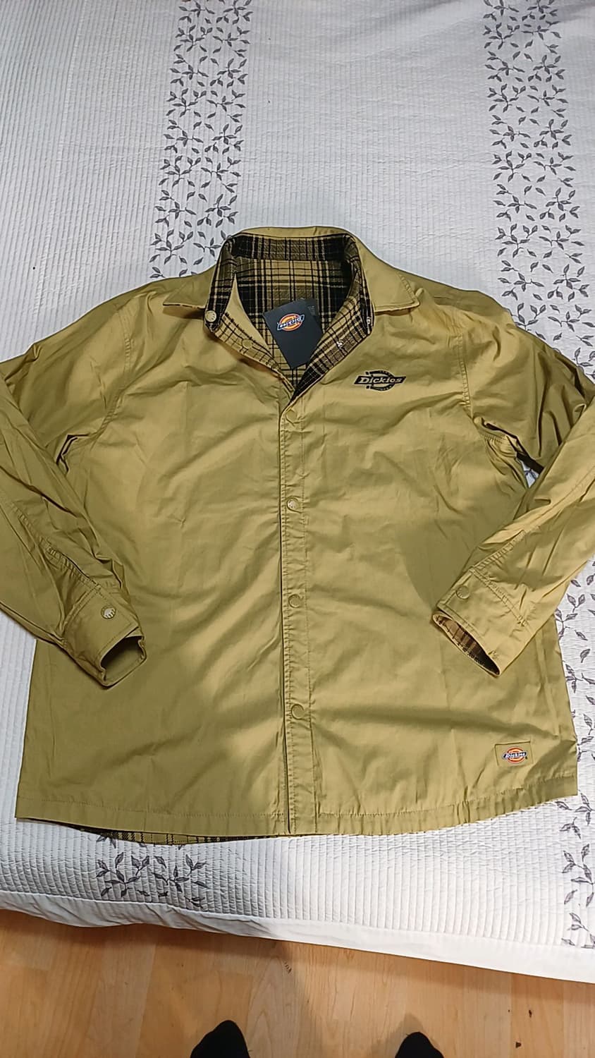 디키즈 미사용 셔츠형양면자켓 L 가슴60 기장77 상품이미지1