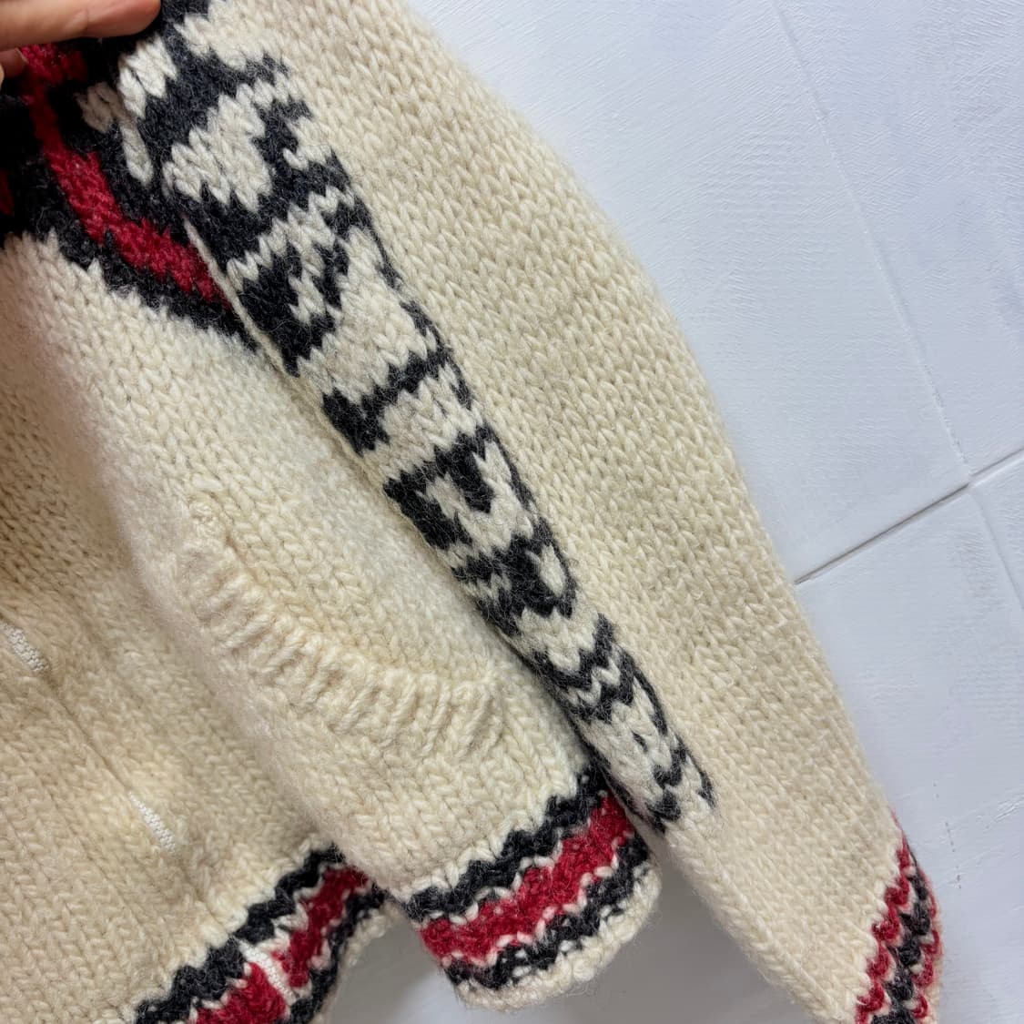 히스테릭 글래머 Hysteric Glamour 코위찬 니트 집업 자켓 1 상품이미지5