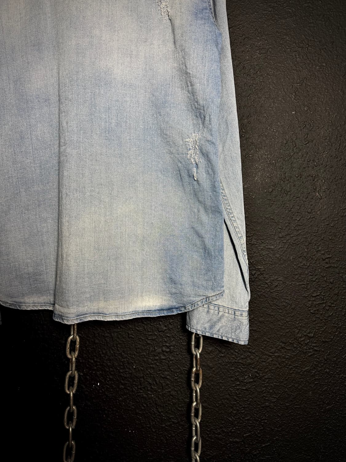 in the attic – Damaged Western Denim Shi 상품이미지8