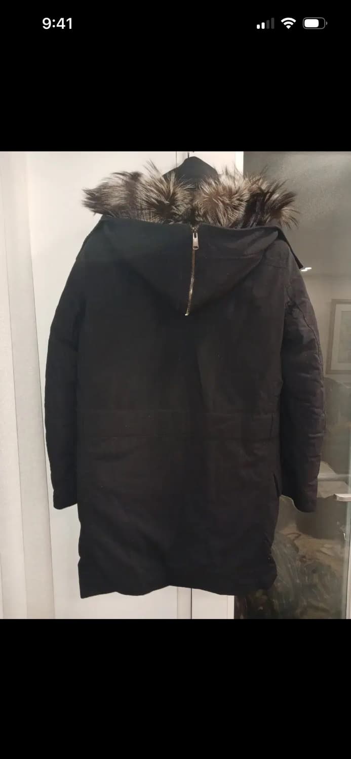 YSL rive gauche DOWN JACKET FOX FUR HOOD 상품이미지2