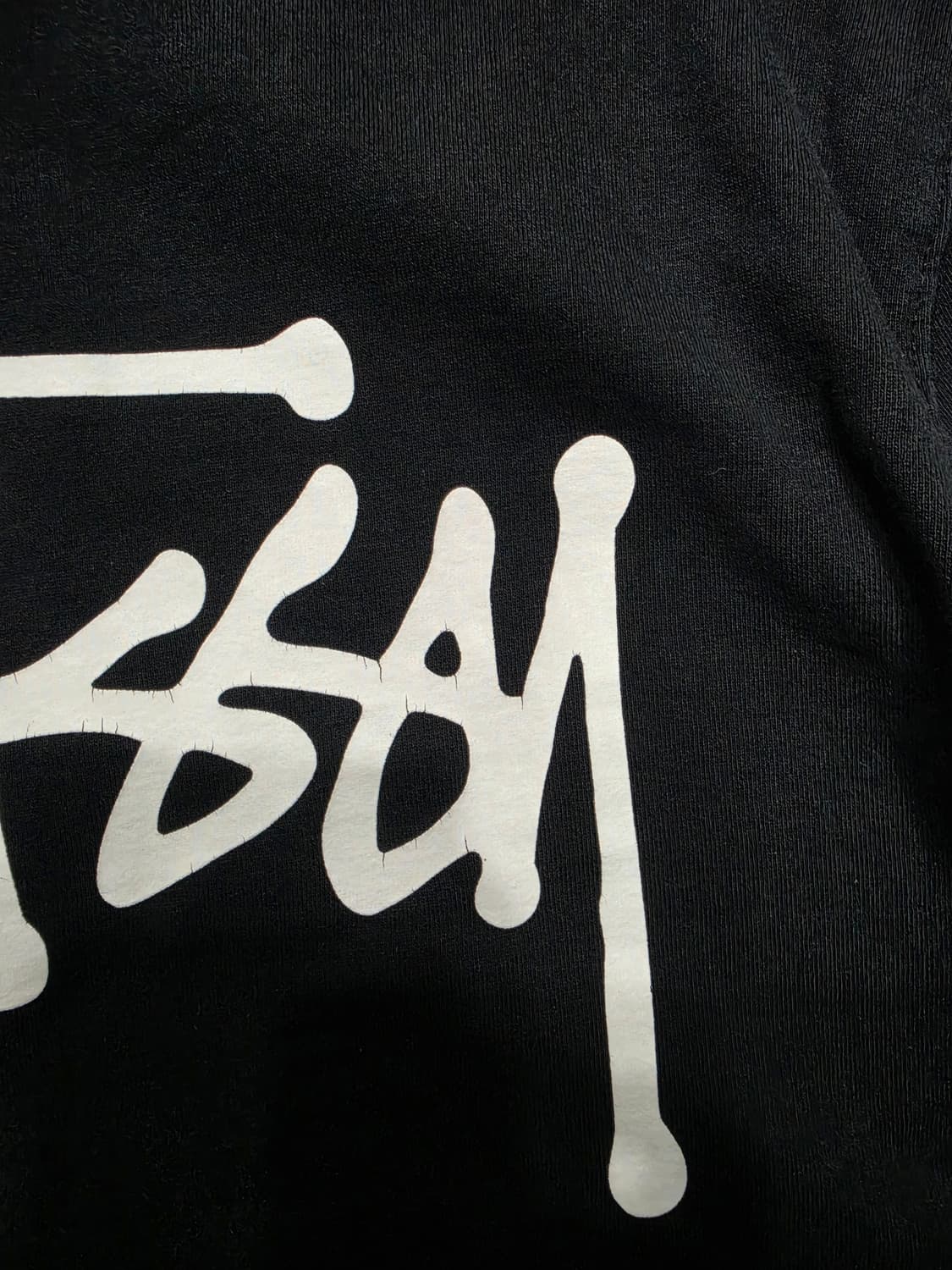 스투시 베이직 로고 후드집업 블랙 S 상품이미지7