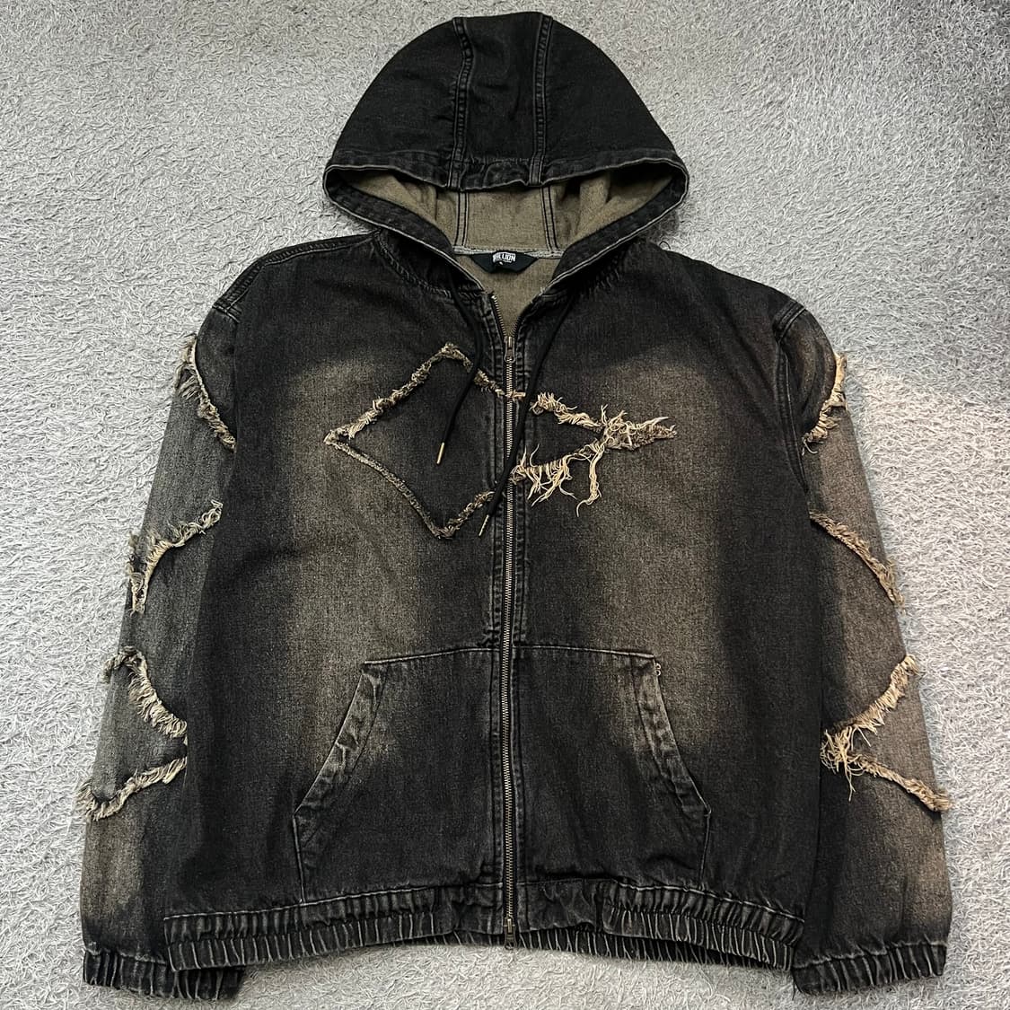 [100-105] 트릴리온 데님 후드집업 상품이미지2