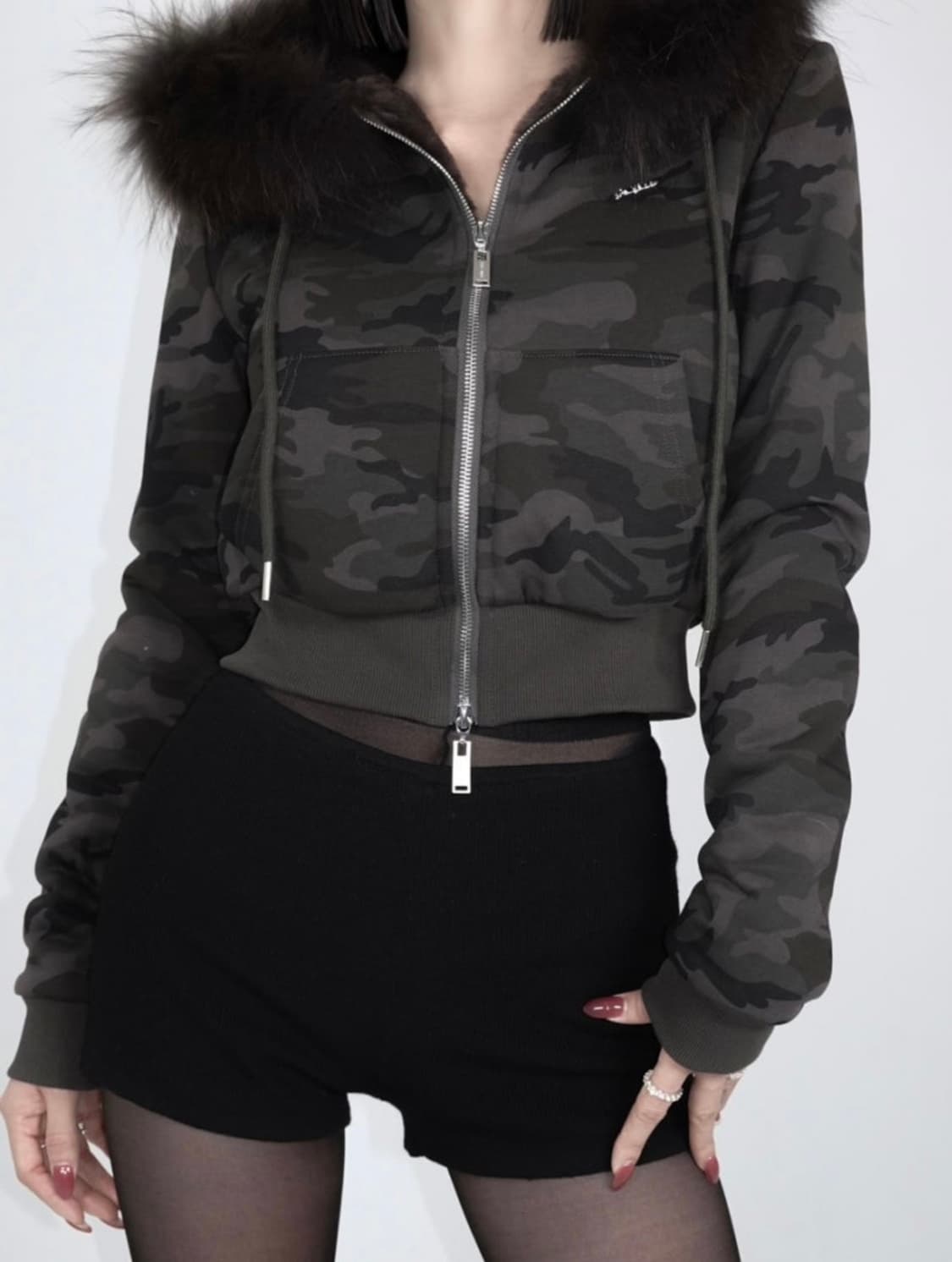 페일제이드 카모 후드집업 상품이미지2