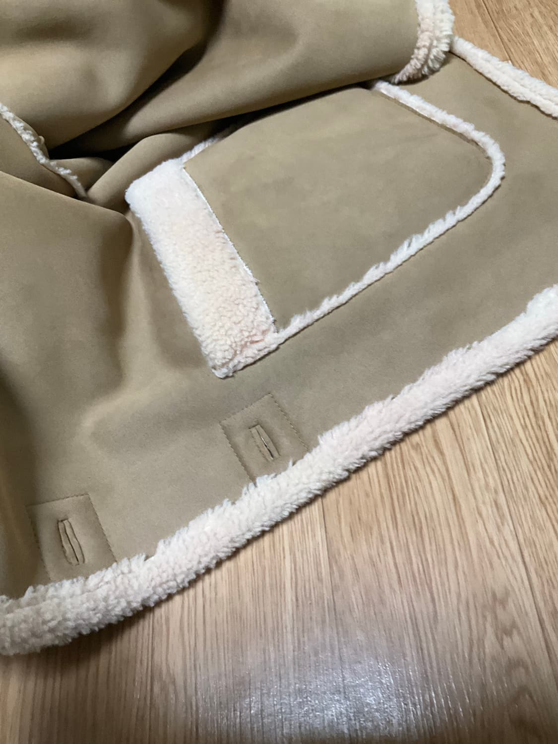 중고)던스트 시어링 양면 무스탕 리버시블 xl 판매 상품이미지6