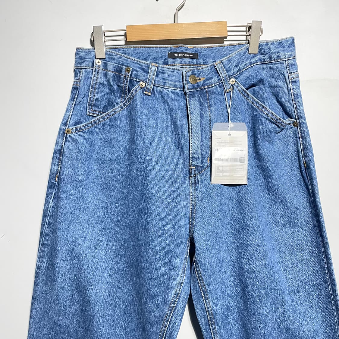 새상품 HATCHINGROOM 데님 와이드 팬츠 상품이미지2