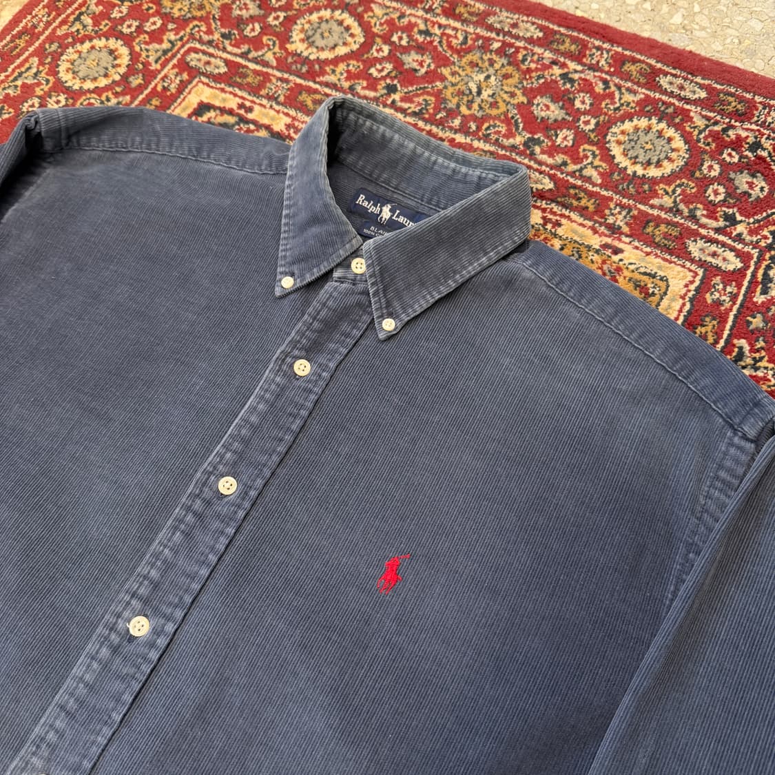 90s 폴로 랄프로렌 블레어 핏 코듀로이 셔츠 [ 105-110 ] 상품이미지3