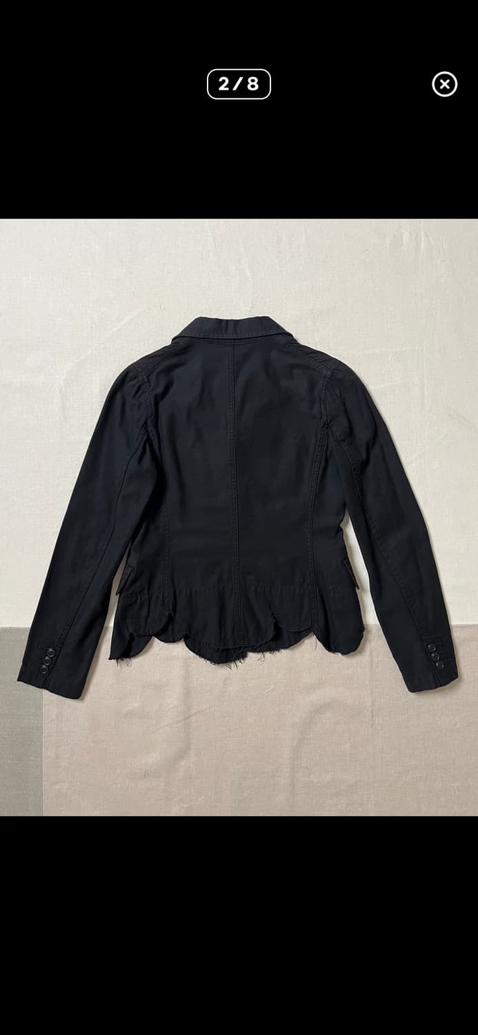 꼼데가르송블랙 컷 오브 자켓 상품이미지2