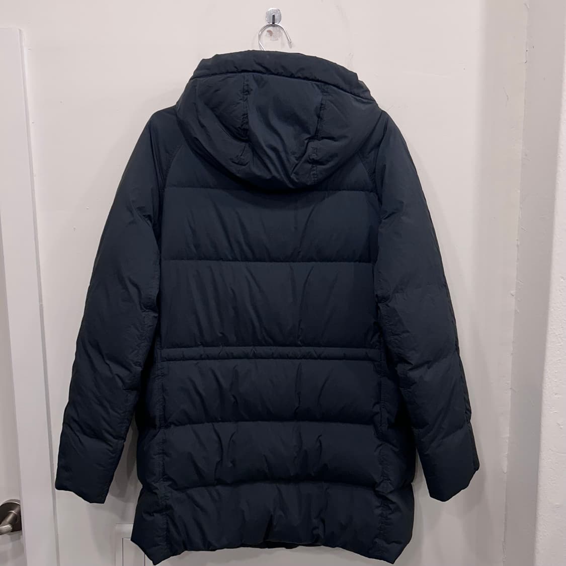 갤럭시 라이프스타일 구스다운 후드 롱패딩 상품이미지5