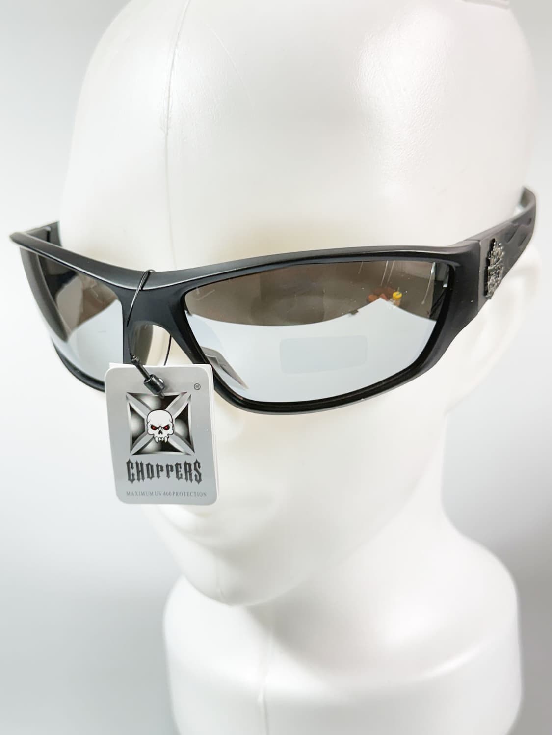 CHOPPERS 맷블랙 랩어라운드 스포티 바이커 빈티지 선글라스 상품이미지9