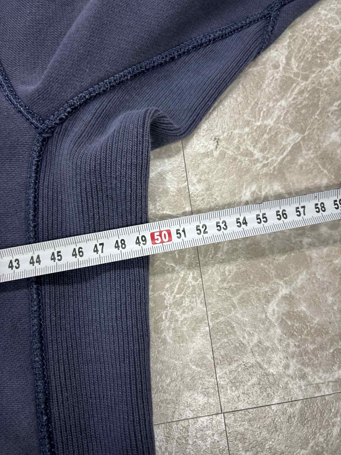 아베크롬비 y2k 네이비 올드스쿨 스웨트셔츠 후드티(S) 상품이미지6