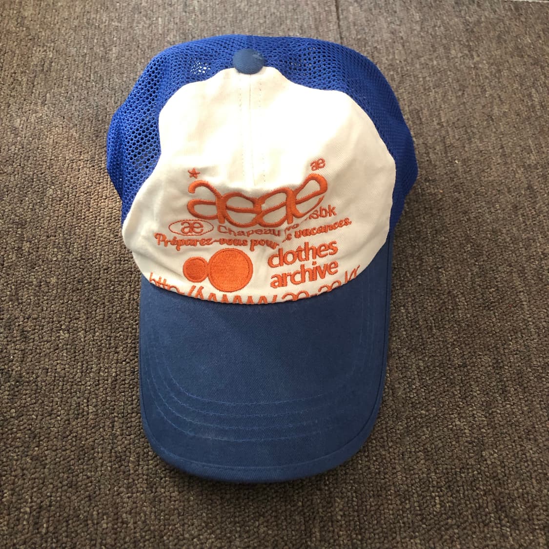 Vintage 💿 aeae blue mesh ball 상품이미지1