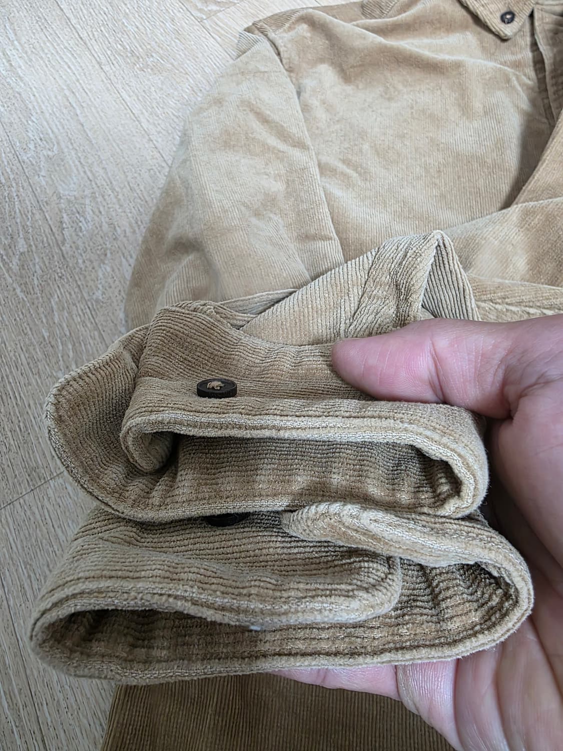 마리떼 서클로고 코듀로이 셔츠 상품이미지6