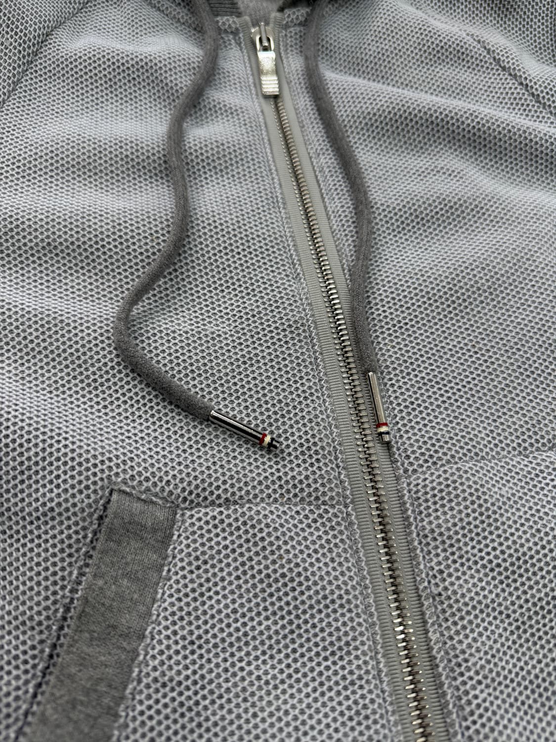 정품) 톰브라운 여성 그레이 후드 집업 0 상품이미지6