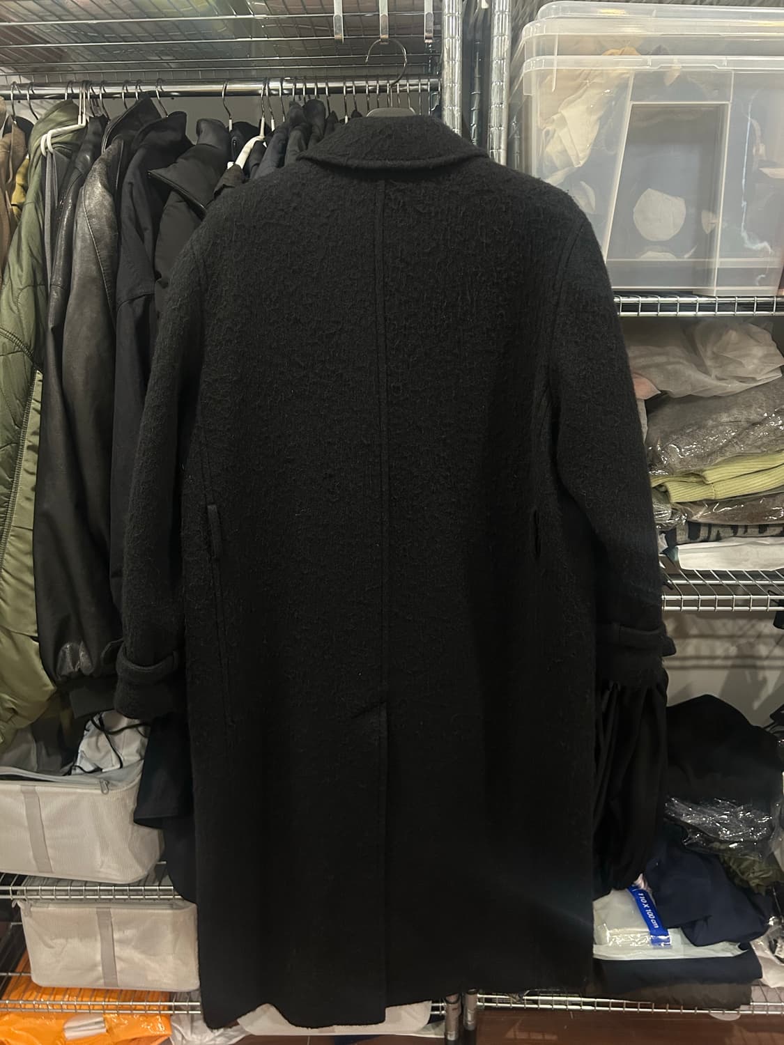 오라리 23FW 브러쉬드 알파카 울 멜튼 트렌치코트 상품이미지3