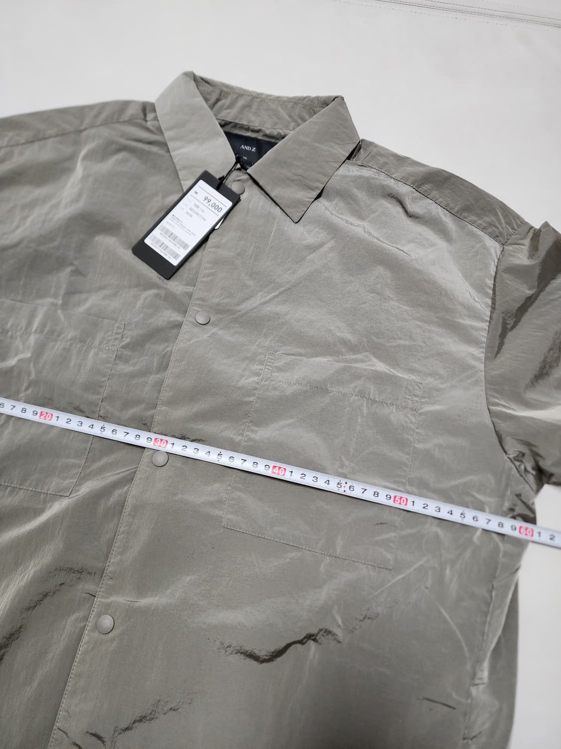 지오지아앤드지바람막이반팔자켓반바지셋업베이지 상품이미지5