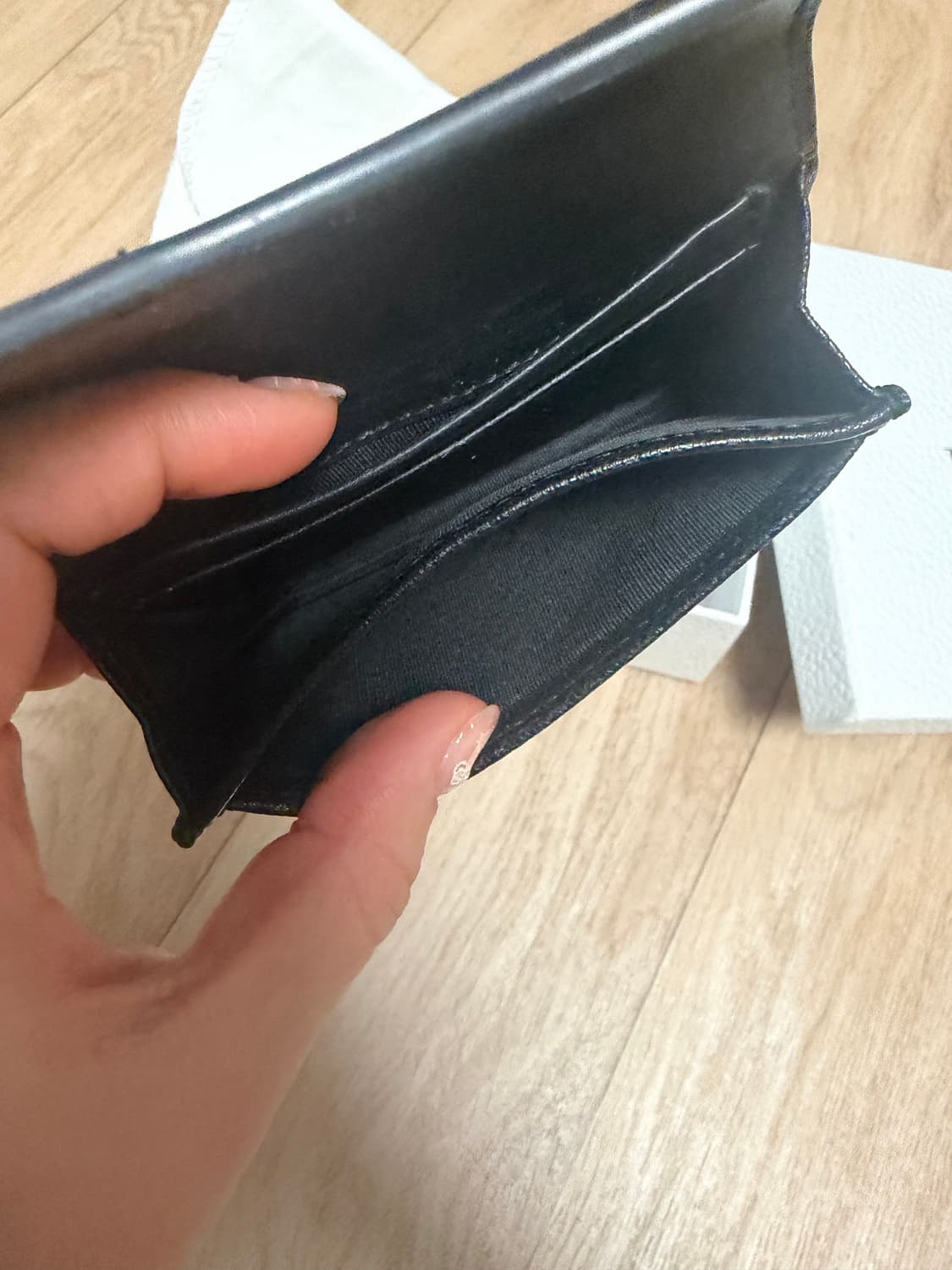 디올 새들지갑(블랙) 상품이미지8