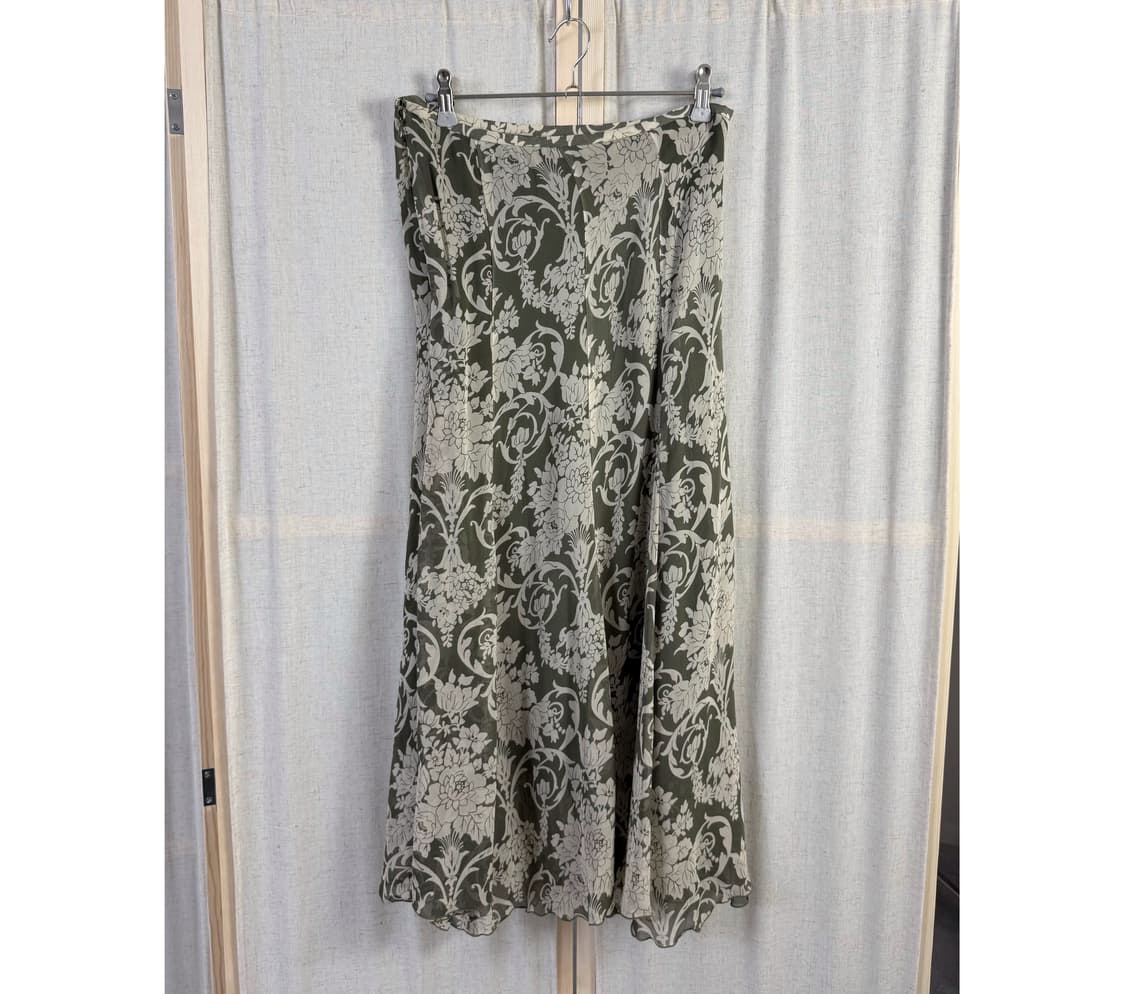 Hane ka 퓨어 실크 스커트 상품이미지1