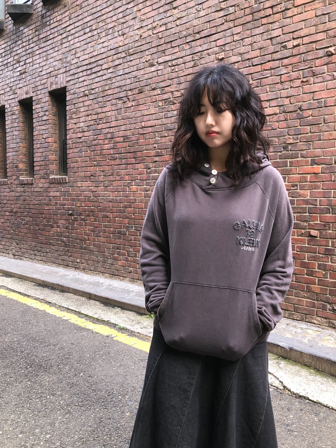 CK 3 button hoodie 상품이미지5