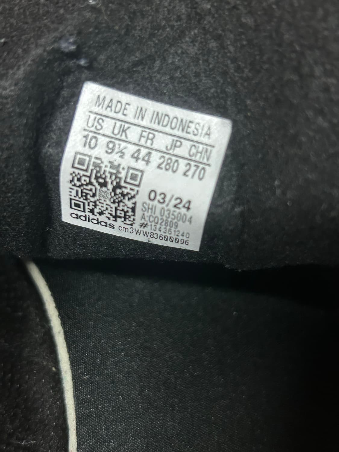 아디다스 가젤 트리플 블랙 280 상품이미지6