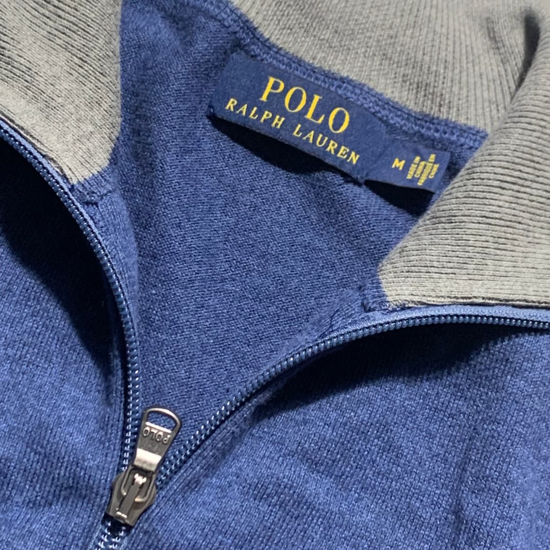 폴로 풀 니트 집업 상품이미지3