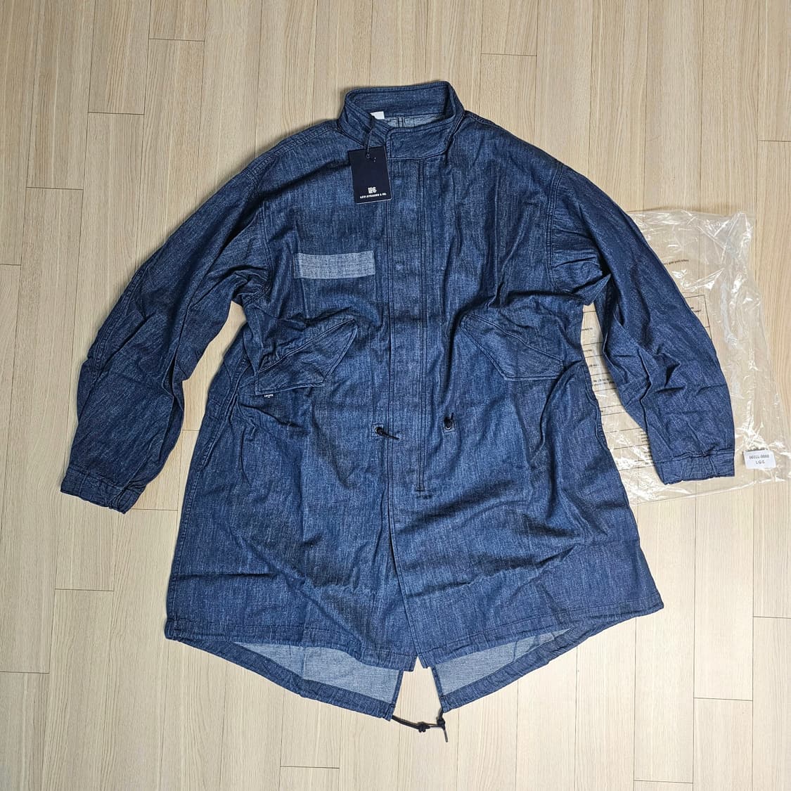 L 새제품) 리바이스 LT 블루탭 피쉬테일 파카 블루 마린 상품이미지2