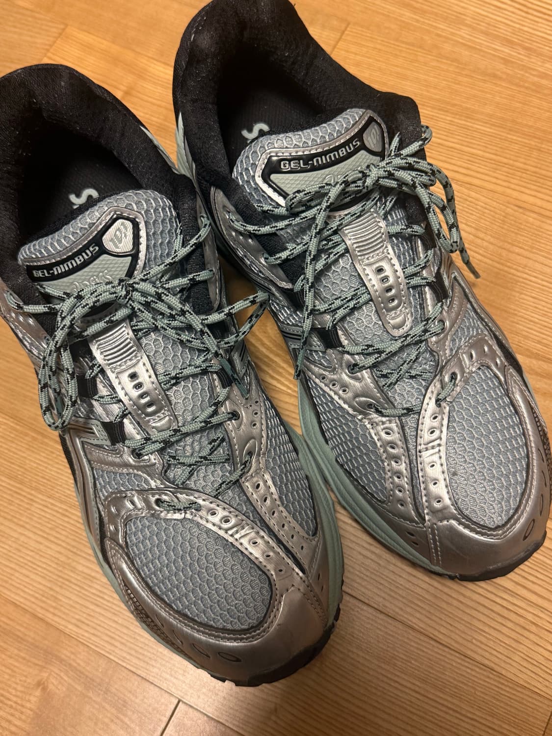 265) 아식스 젤 님버스 10.1 오션 헤이즈 퓨어 실버 신발 상품이미지2