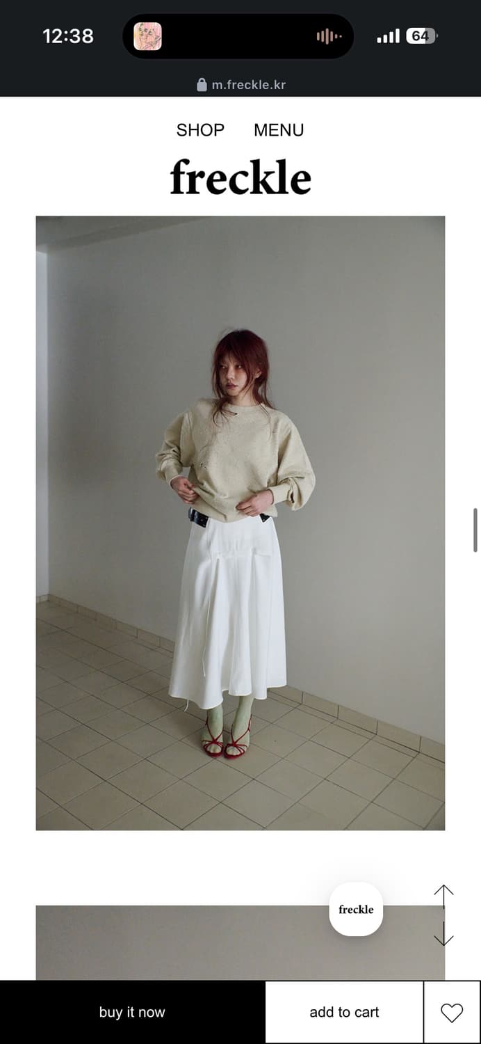 프레클 flare skirt 상품이미지3