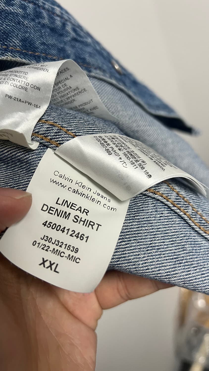 캘빈클라인 손흥민 데님자켓  xxl 상품이미지8