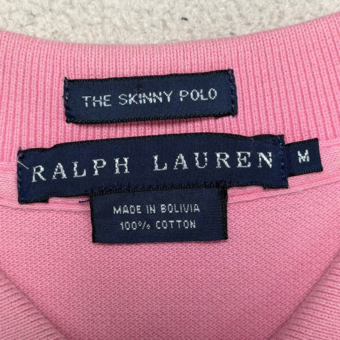 폴로 랄프로렌 빅포니 PK 카라 티셔츠 핑크 M 상품이미지7