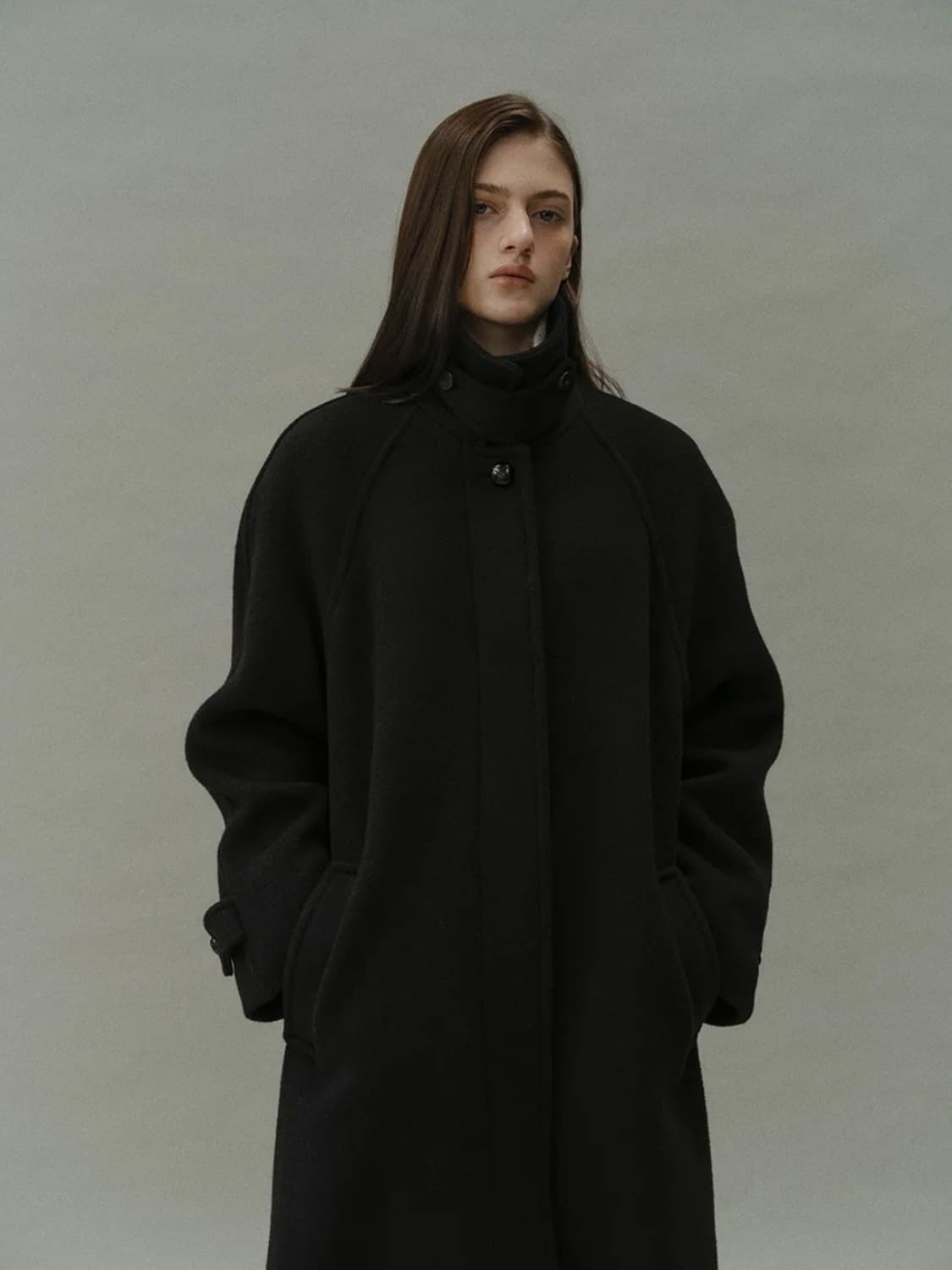 블랭크공삼 캐시미어 울 발마칸코트 상품이미지2