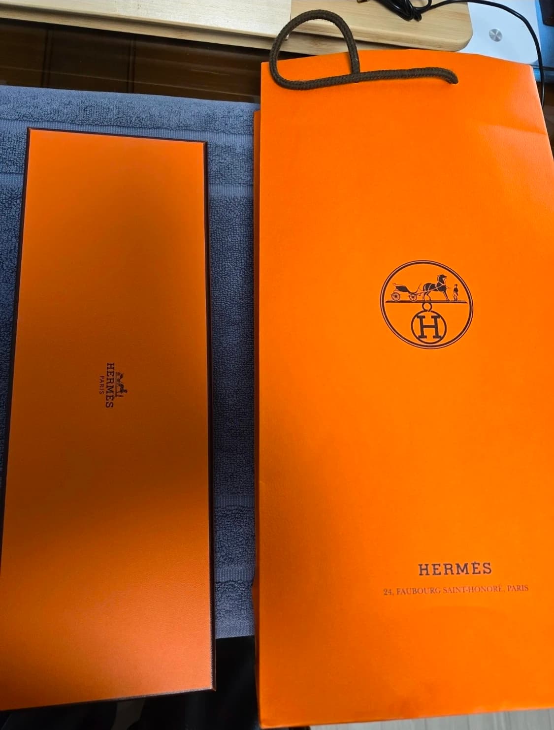 에르메스 실크 넥타이(풀박스) 상품이미지1