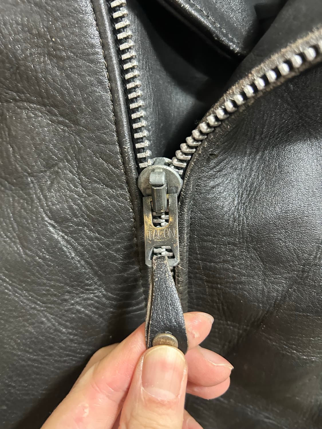 빈티지 레더 라이더 자켓 XL 상품이미지7