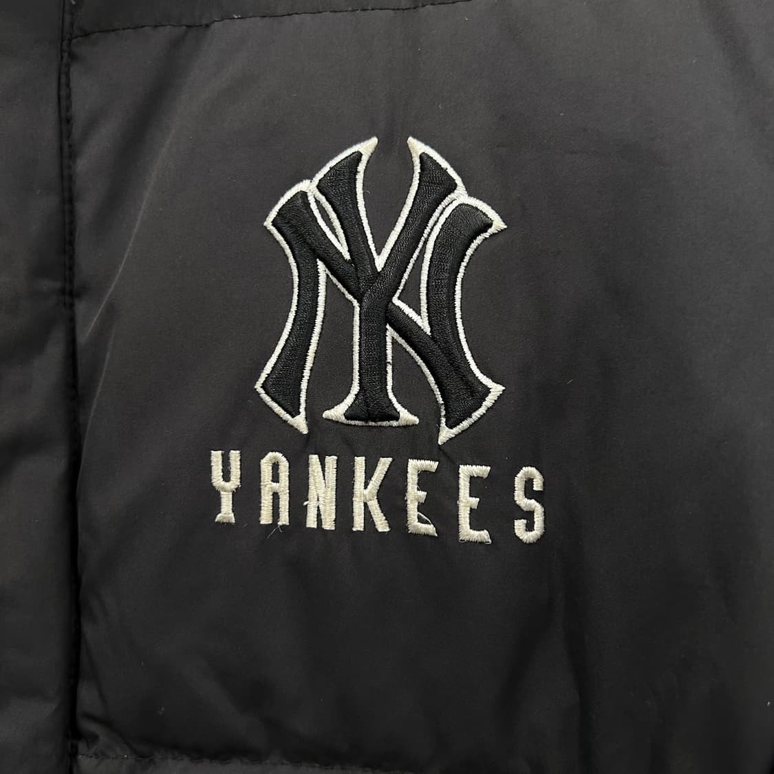 MLB 뉴욕양키스 덕다운 후드 돕빠 롱패딩 상품이미지4