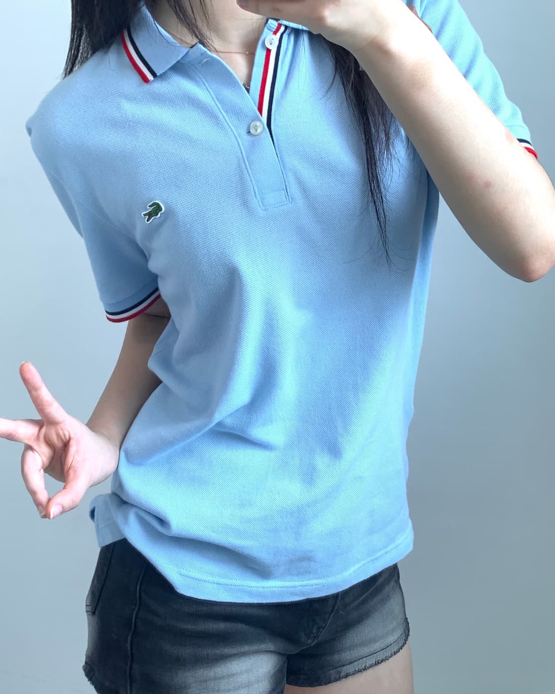 Lacoste 라코스테 스카이블루 PK 티  상품이미지3
