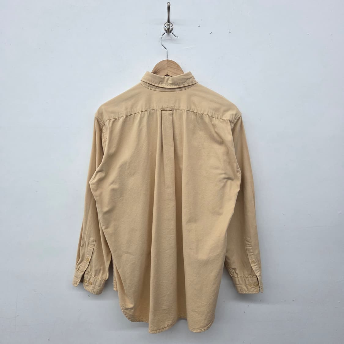 van 밴 베이지 면 긴팔 셔츠 남L 상품이미지6