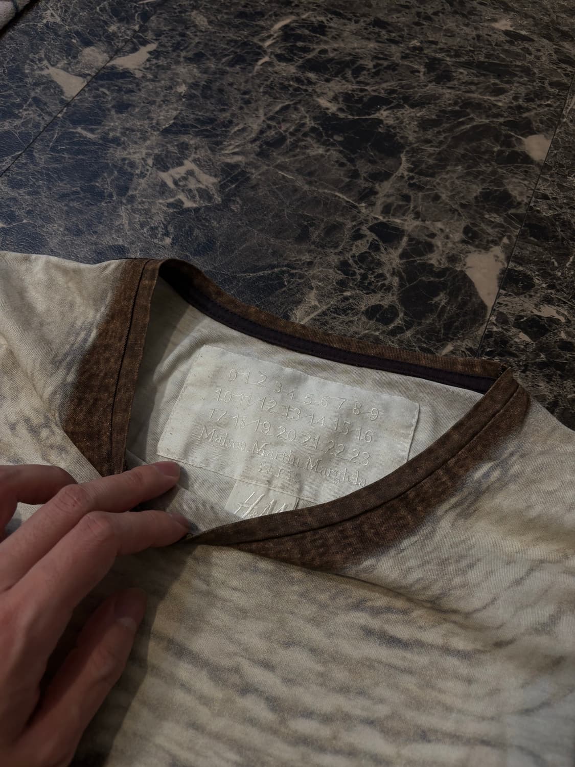 04aw maison margiela, trompe l'oeil tees 상품이미지3