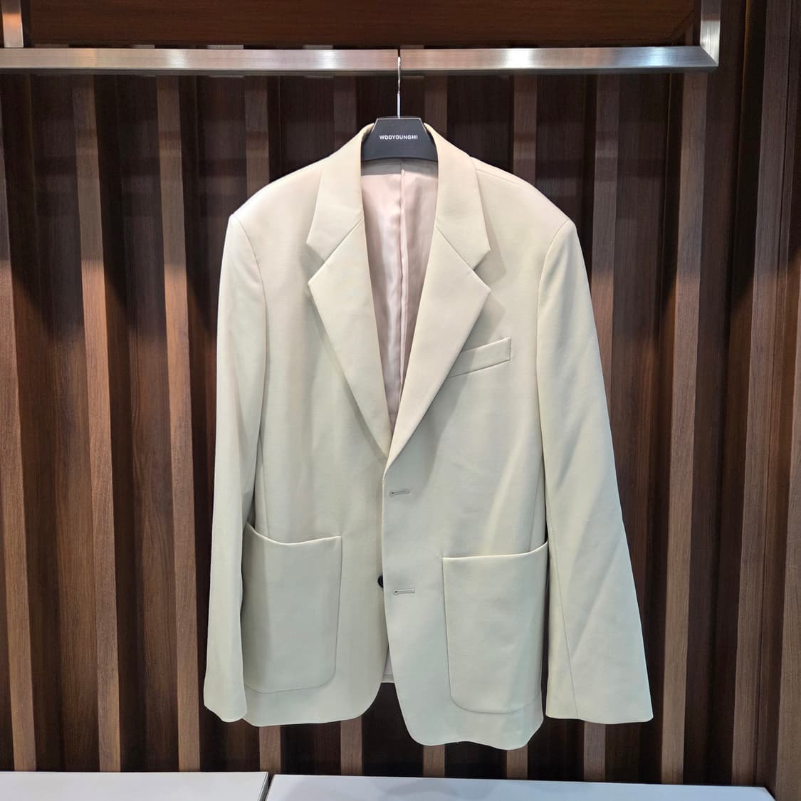 솔리드옴므 트윌 세미오버핏 블레이저 판매 상품이미지1