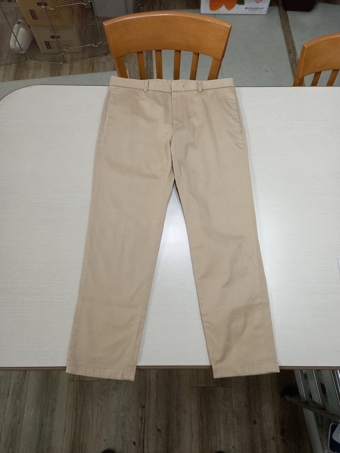 33 IVIVIO 스판 슬림일자 치노 베이지 33-422 상품이미지1