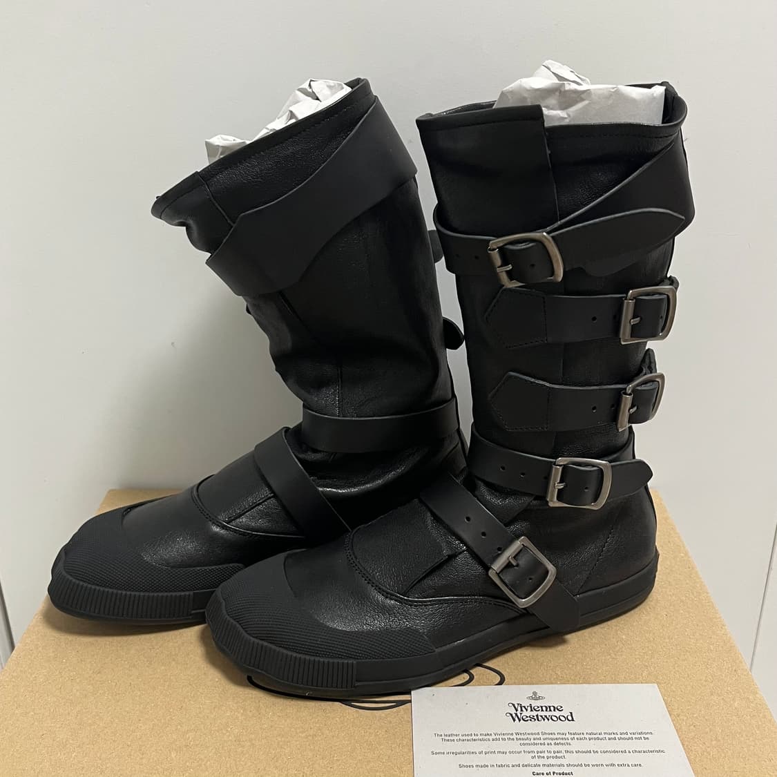 [37,38]비비안웨스트우드 26ss 파일럿 버클 부츠 상품이미지1